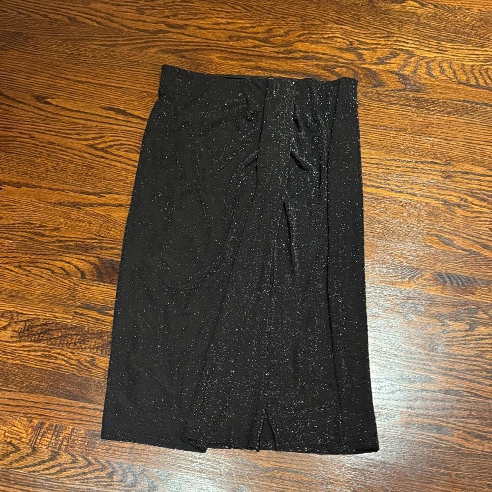 Reitmans - Elegant Black Glitter Skirt